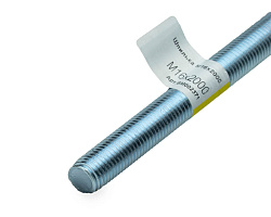 Шпилька резьбовая M16x2000мм, прочн. 4.8, цинк, МОНТАЖ (с этик./1шт)