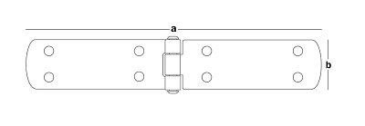 Петля французская 200x33x2 FP-200 (шт)