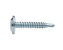 Саморез с прессшайбой 4.2x51, сверло, цинк, МОНТАЖ (упак/5кг)
