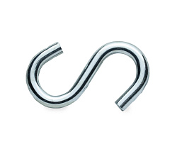 Крючок S-образный М10, цинк (упак/200шт)