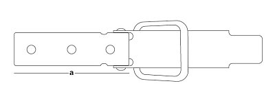 Защелка сундучная 70mm ZS-70 (шт)