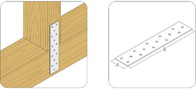Пластина соединительная 200x40/2 PP5, желтый цинк (шт)