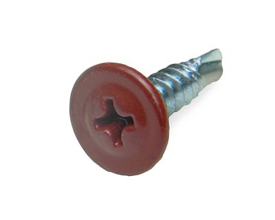 Саморез с п/ш SPS, сверло 4,2x16 RAL3011 (упак/10000шт)