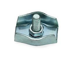 Зажим для стальных канатов 3 мм, одинарный, оцинк. (упак/3.000шт)