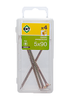 Саморез, желтый цинк 5,0 х90 (упак/4шт)