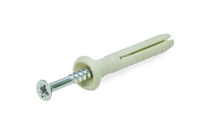 Дюбель-гвоздь GL, 6x40 гриб, нейлон, ЕКТ (упак/120шт)
