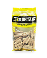 Шкант мебельный 8x30мм деревянный  (пакет/50шт) МОНТАЖ