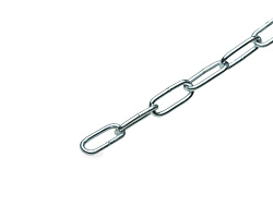 Цепь сварная LLC М6, длинное звено, DIN763 (бухта/30м)