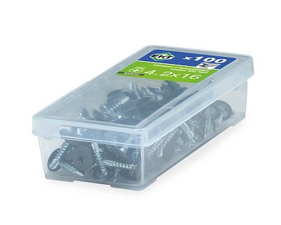 Саморез с п/ш, сверло 4.2х16 RAL7024 (упак/100шт)