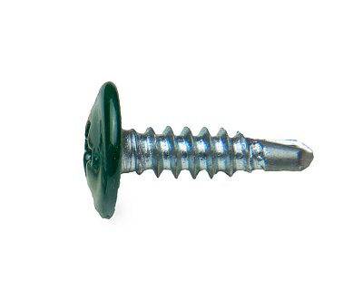 Саморез с п/ш SPS, сверло 4,2x16 RAL6005 (упак/500шт)